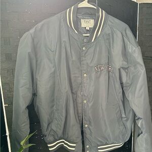 Varsity Jacket in Gray